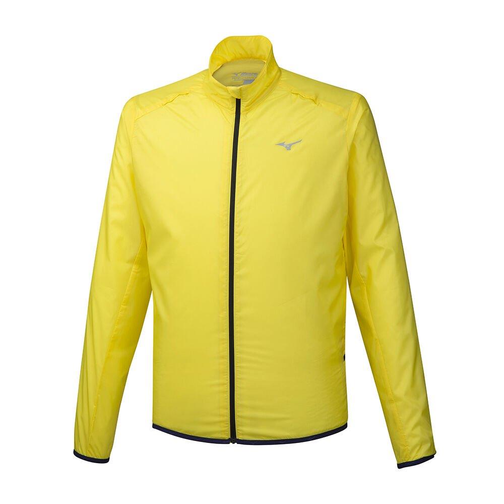 Men's Mizuno Jackets Yellow Hineri Pouch Apparel - J2GE952046